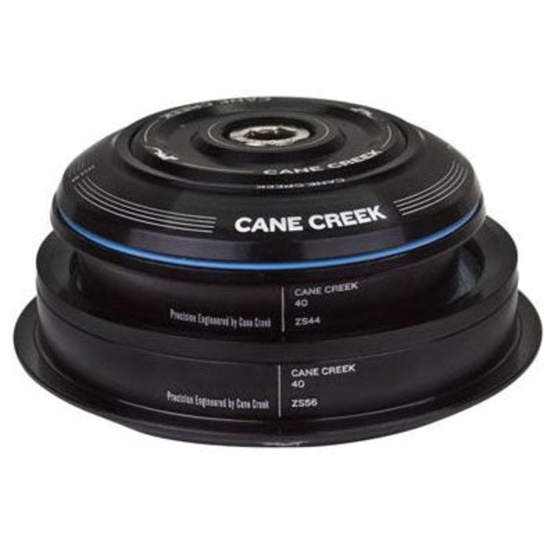 Cane Creek 40 Headset, 8mm / 4mm, Black, ZS44 / 28.6, ZS56 / 40