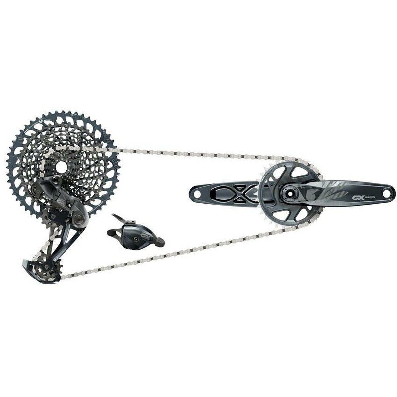 SRAM GX Eagle Groupset – 175mm Crankset, 32t, DUB, Trigger Shifter, Rear Derailleur, 12-Speed 10-52t Cassette, and 12-Speed Chain