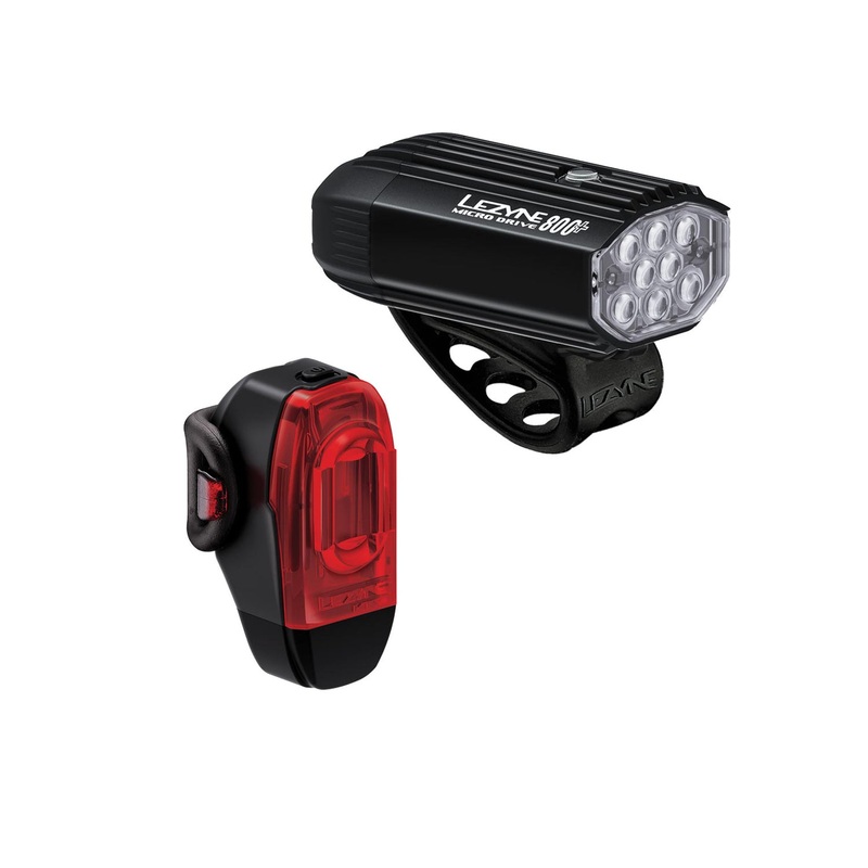 Lezyne Micro Drive 800+ / KTV Drive+ Headlight and Taillight Set