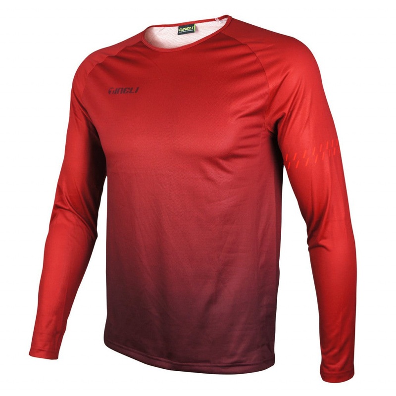 Tineli Core Long Sleeve Running Shirt Red