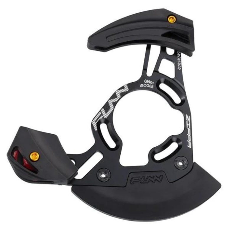 Funn Zippa DH Chain Guide-Funn Zippa DH Chain Guide AL-6061 Full CNC Back Plate,AL-7075 Pulley,Incl. BB mount Adaptor