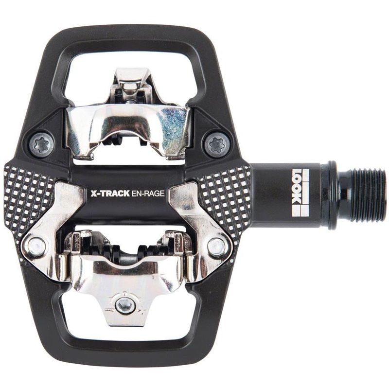 LOOK X-TRACK EN-RAGE Pedals – Dual Sided Clipless with Platform, Chromoly, 9/16, BlackLook