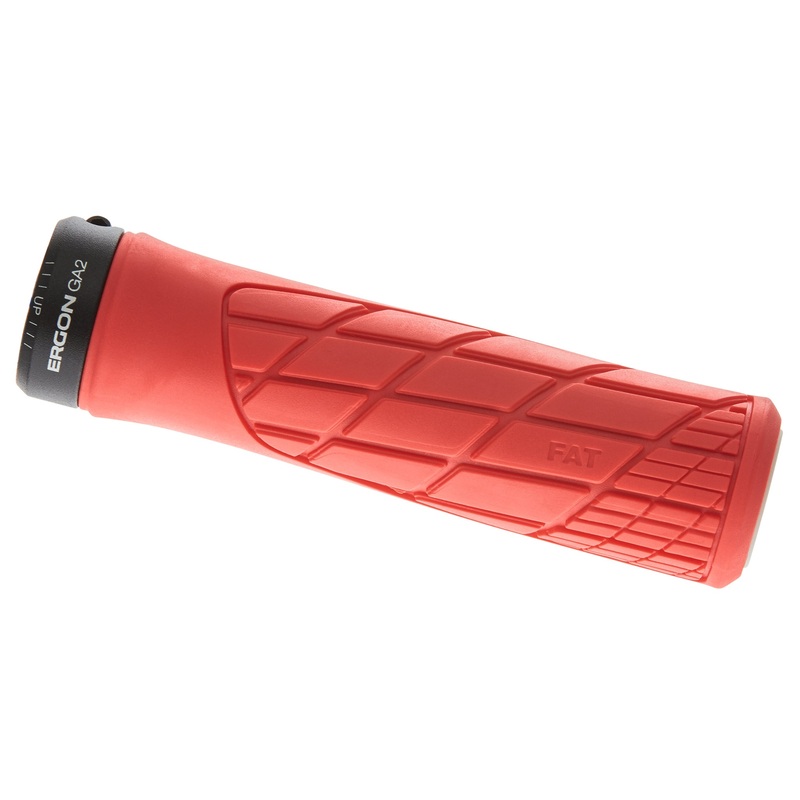 Ergon GA2 Fat Grips – Risky Red Lock-On