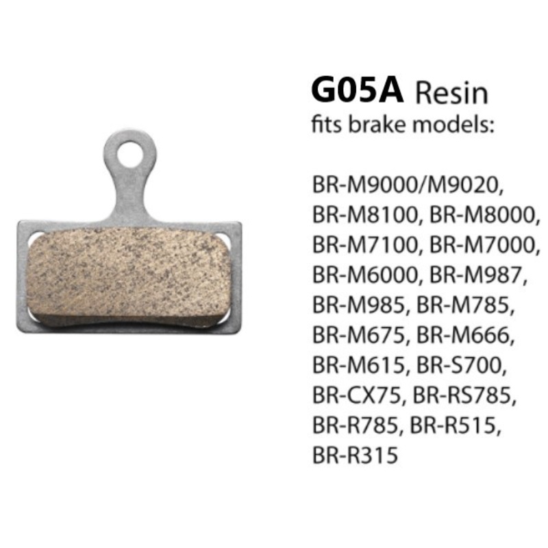 Shimano Disc Brake Pad – Resin GA05A-RX 1 Pair