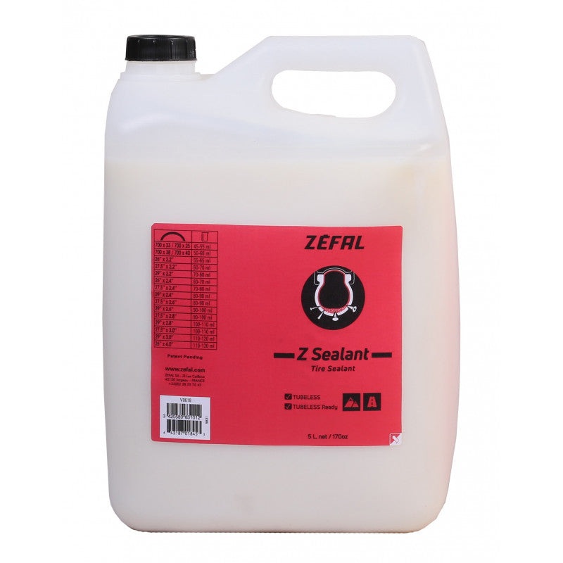 Zefal Z-Sealant 5L-Z-SEALANT PUNCTURE PROTECTION ZEFAL 5L (EA)
