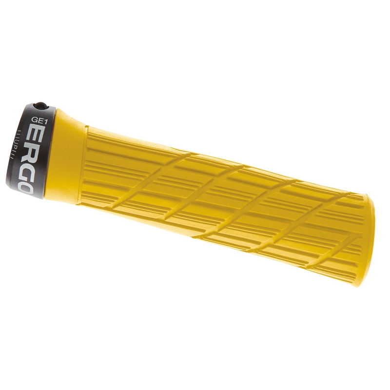 Ergon GE1 Evo Grips, Yellow Mellow, Lock-On
