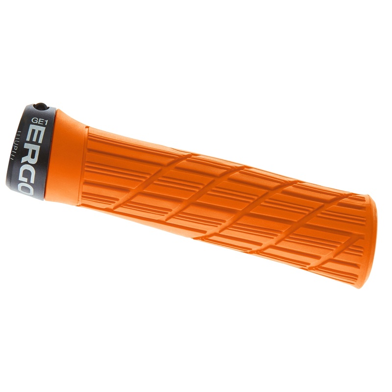 Ergon GE1 Evo Slim Grips – Juicy Orange Lock-On