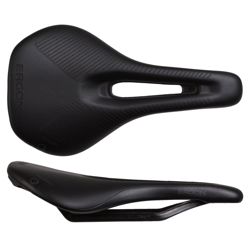 Ergon SR Pro Carbon Saddle – Carbon Stealth Women’s Small/Medium