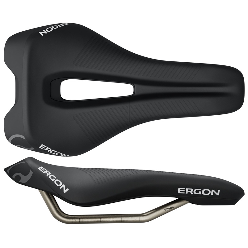 Ergon SR Triathlon Saddle – Mens Black Mid