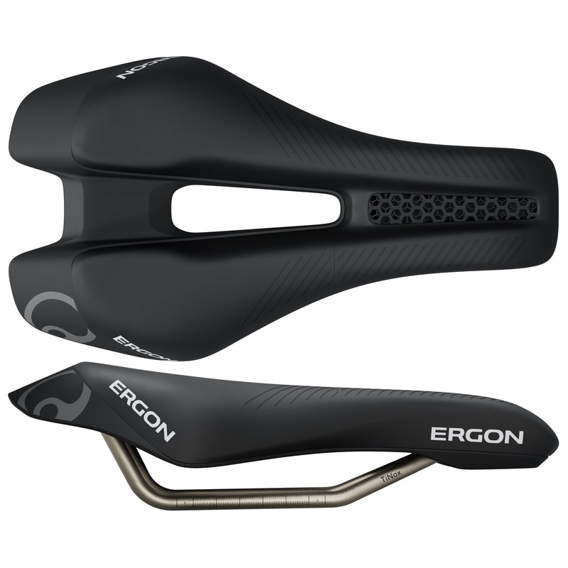 Ergon SR Triathlon Saddle – Womens Black Front