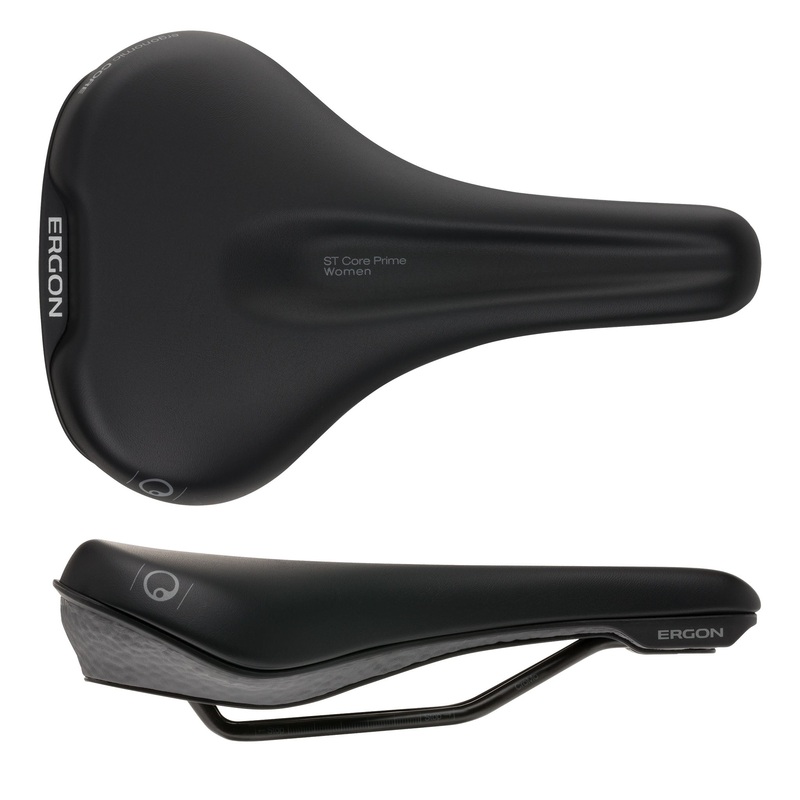 Ergon ST Core Evo Womens Saddle, Medium/Large, Black/Gray