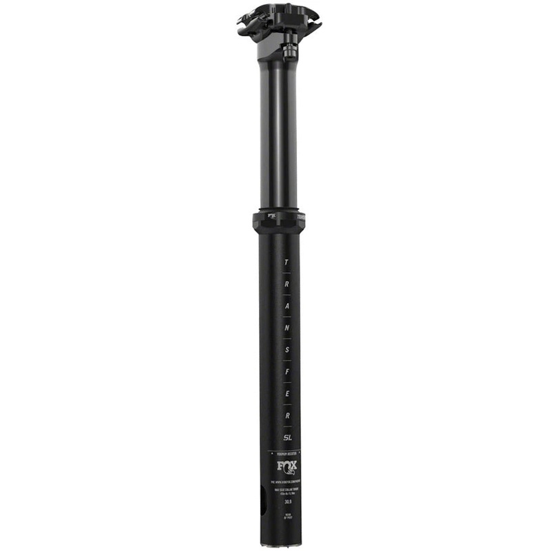 Fox Transfer SL Performance Elite Dropper Seatpost – 30.9, 75mm, Internal Routing, Indexed Ano Black