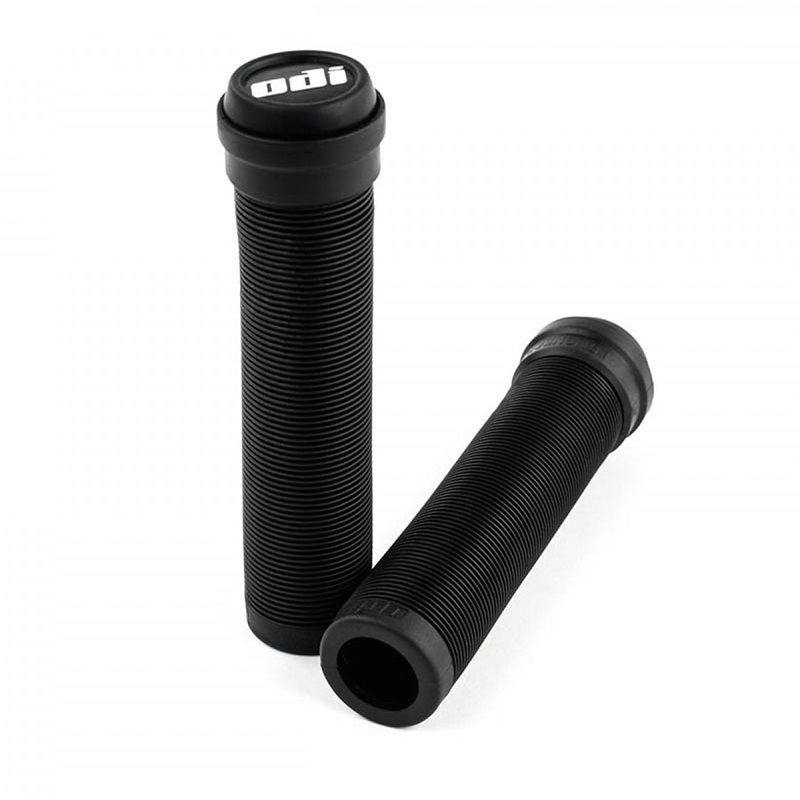 ODI Flangeless Longneck Grips – Black