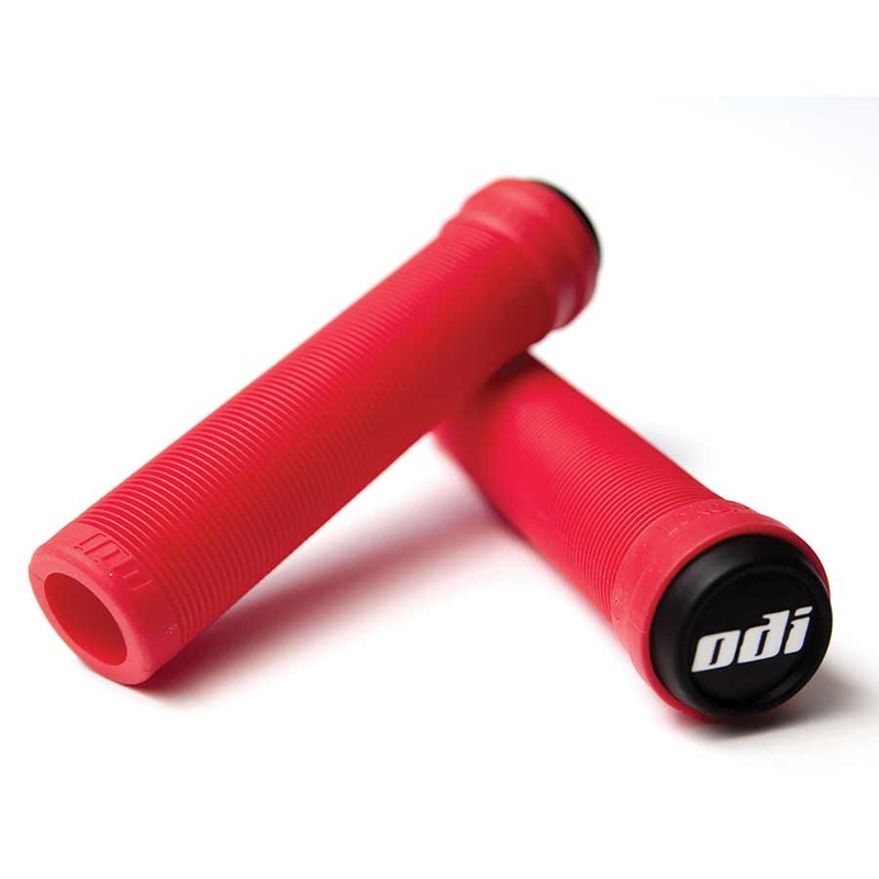 ODI Flangeless Longneck Grips – Red