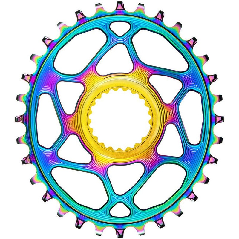 absoluteBLACK Oval Direct Mount Chainring – 32t, Shimano Direct Mount, 3mm Offset, Requires Hyperglide+ Chain