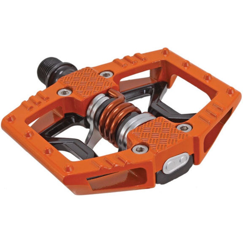 Crankbrothers Double Shot 2 Single Side Clipless/ Platform Pedals – Orange