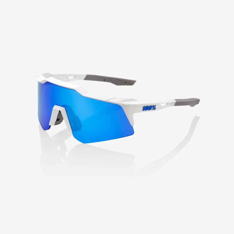 100% Sunglasses Speedcraft xs Matte white Blue