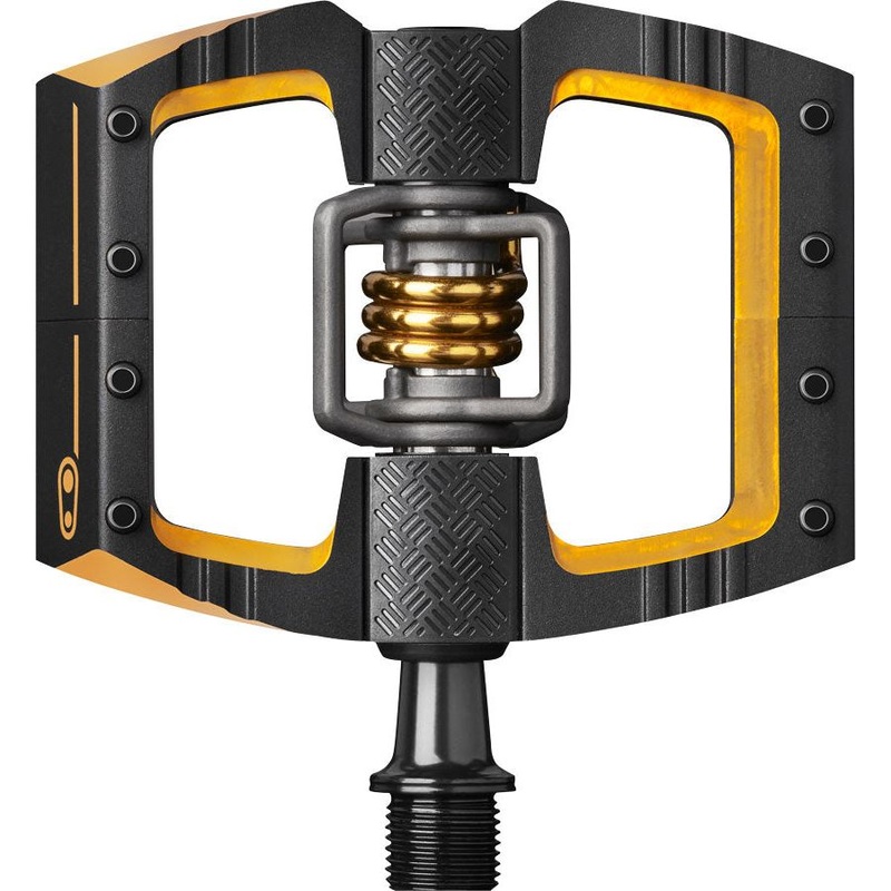 Crankbrothers Mallet DH 11 Dual Sided Clipless Platform Pedals – Black/ Gold