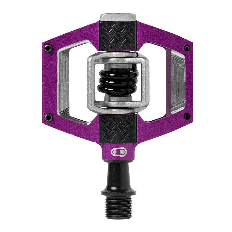 Crankbrothers Mallet Trail Dual Sided Clipless Platform Pedals – Aluminum, Purple