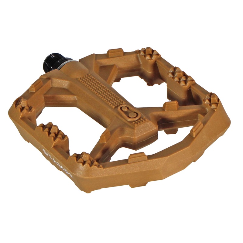 Crankbrothers Stamp 0 Small Platform Pedals – Brown