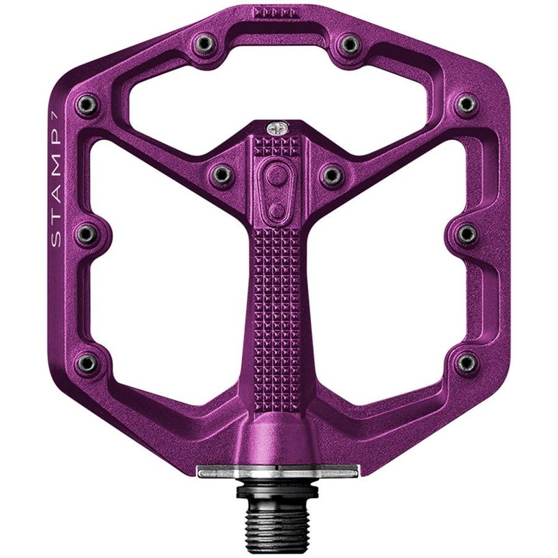 Crankbrothers Stamp 7 Aluminum Platform Pedals – Purple, Small