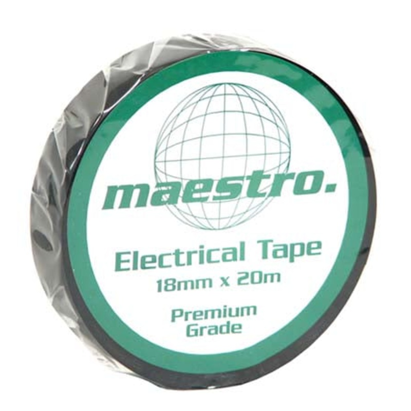Insulating Tape-INSULATION TAPE BLACK 18mm X 20mtr