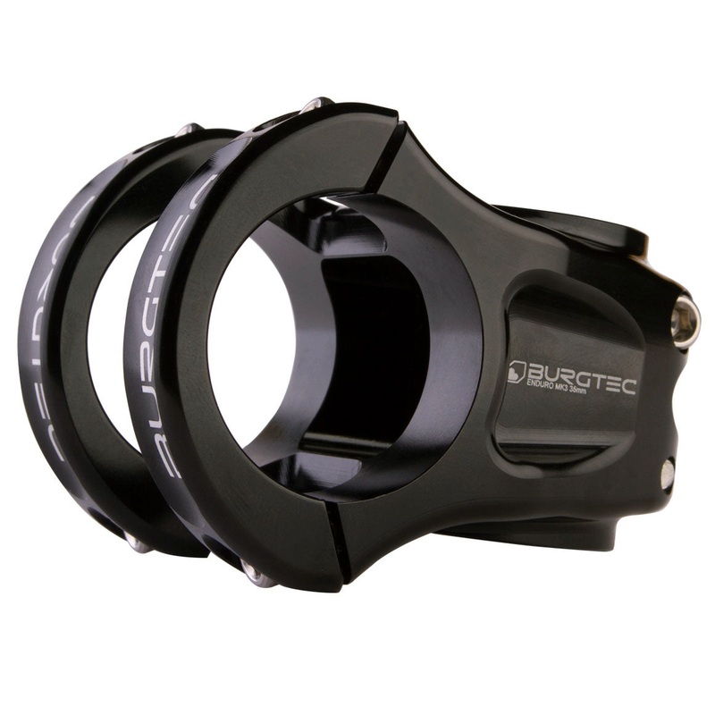 Burgtec Enduro MK3 Stem, 35.0 diameter, 0-degree rise, 35mm, Black