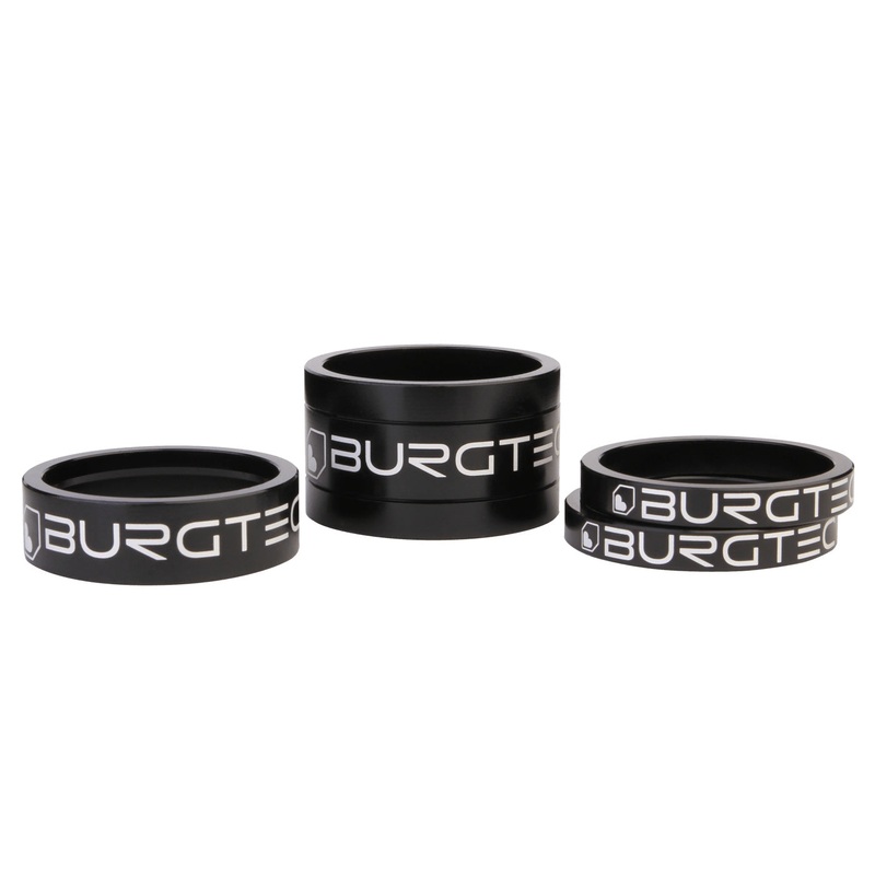 Burgtec Stem Spacer Kit Burgtec Black 4 Count