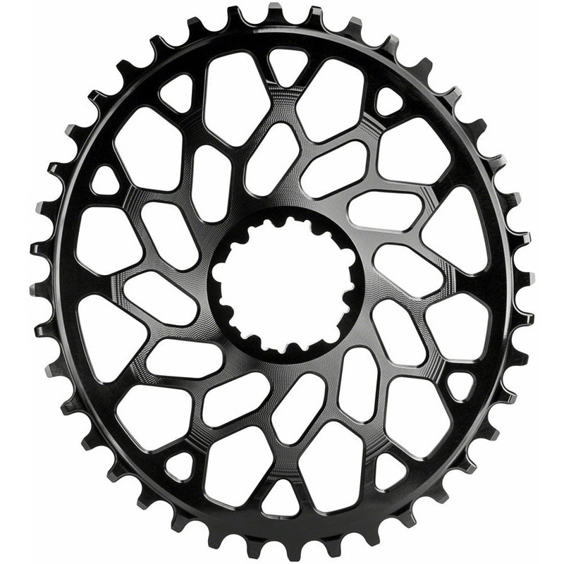 absoluteBLACK Oval Narrow-Wide Direct Mount Chainring – 36t, SRAM 3-Bolt Direct Mount, 6mm Offset