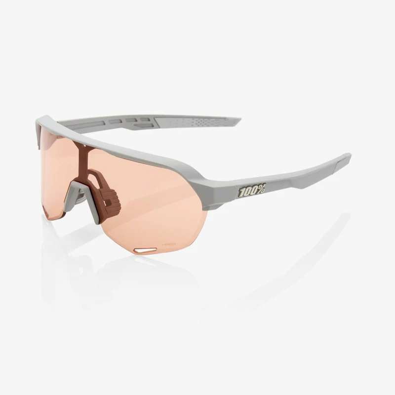 100% Sunglasses S2 Soft Tact Stone Grey