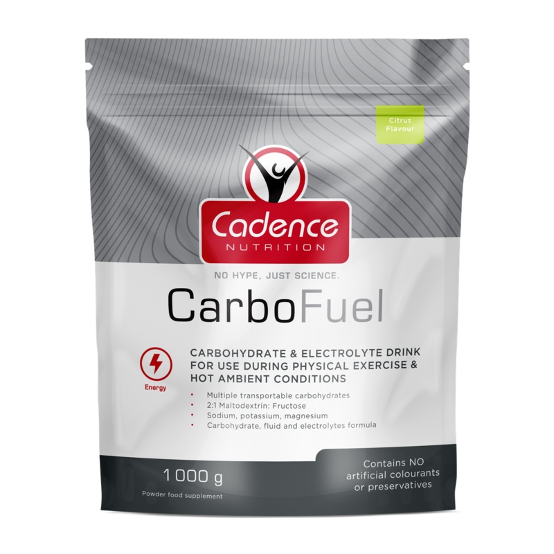 Cadence Nutrition Carbo Fuel Citrus 1000G Doypack