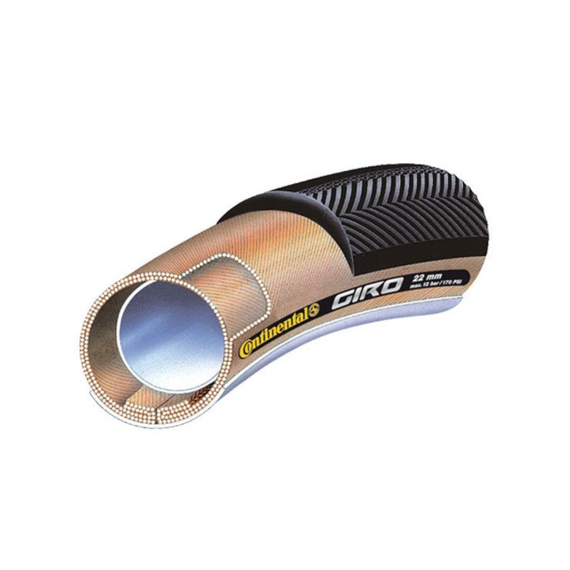 Continental Giro Tubular Tire-Black / Transparent-700x22c