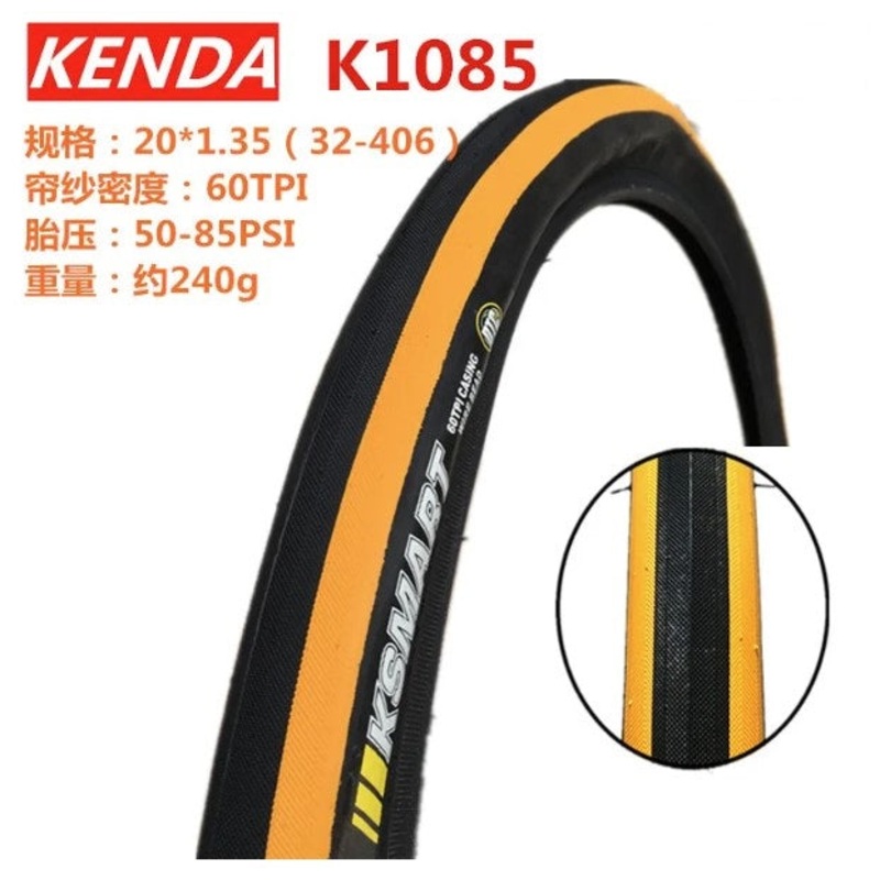 KENDA -20X1.35-48MM-F/V)- / KENDA TIRE & INNER TUBES-20X1.35-(48MM-F/V)K/O/K
