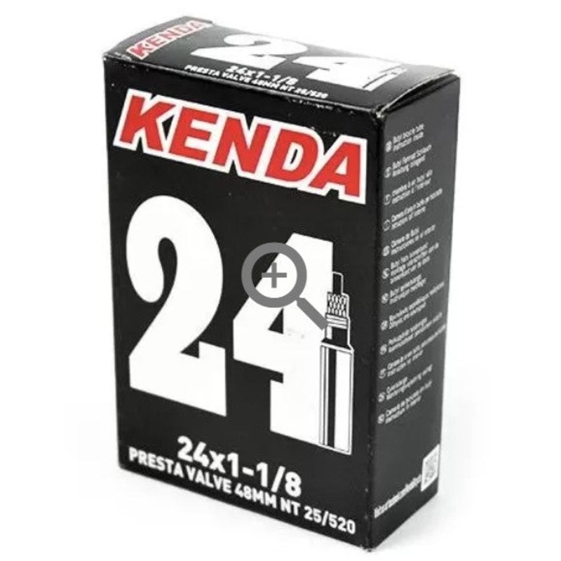 KENDA ~24X1-1/8 A/V~ (520) / KENDA STANDARD TUBE~24X1-1/8~A/V (520)