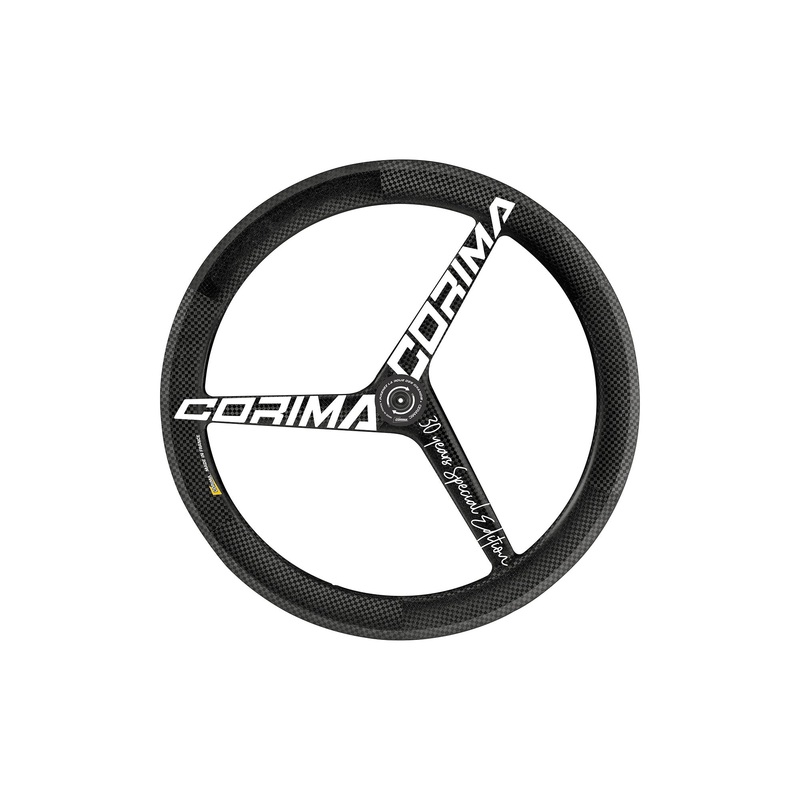 Corima 3-Spoke WS TT Disc Brake Clincher Front Wheel – Ceramic