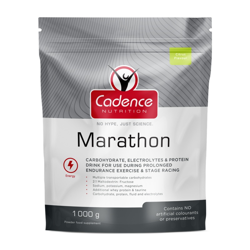 Cadence Nutrition Marathon Citrus Doypack