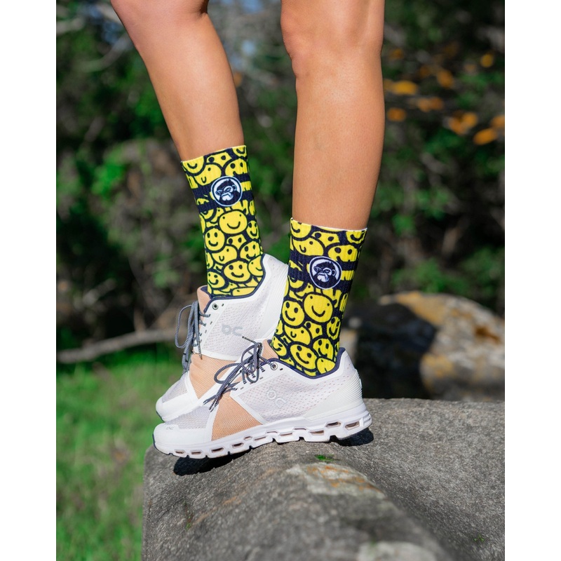 Grumpy Monkey Socks Emoji 4-7
