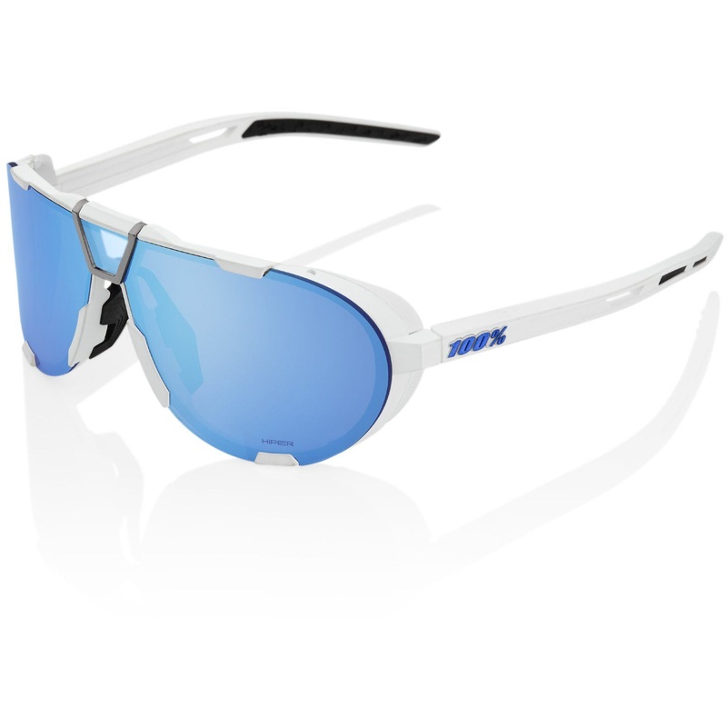 100% Westcraft Soft Tact White Blue Multilayer Mirror Lens