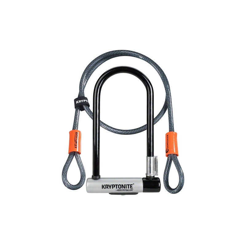 Kryptonite Kryptolok U-Lock w/ 4′ Flex Cable