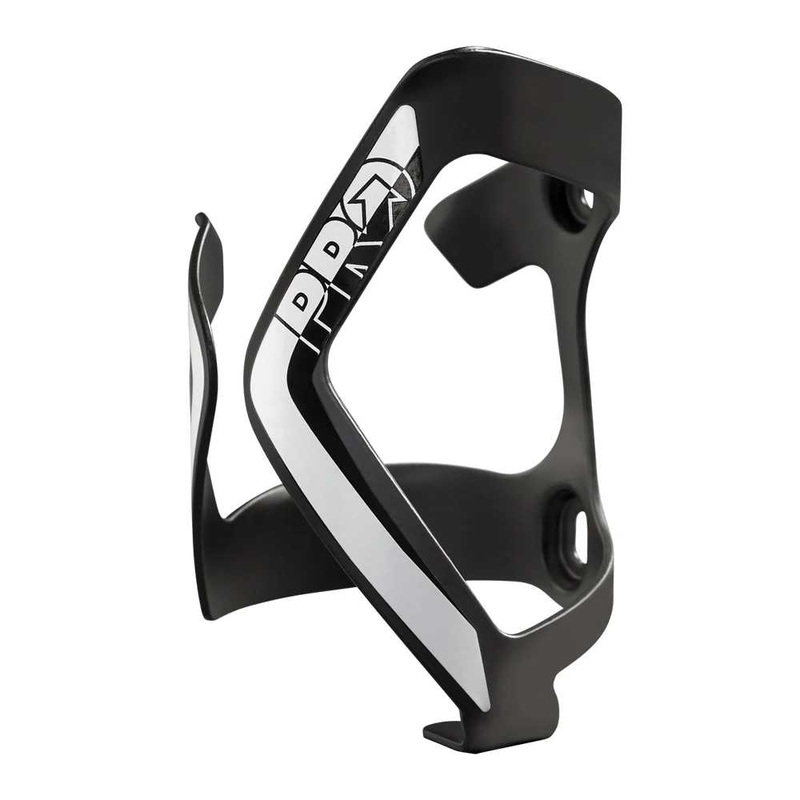 Pro Bottle Cage Alloy Side L Black/White