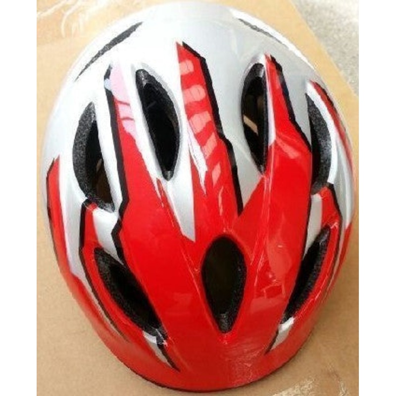 –  / YOUTH HELMET – GREY/RED