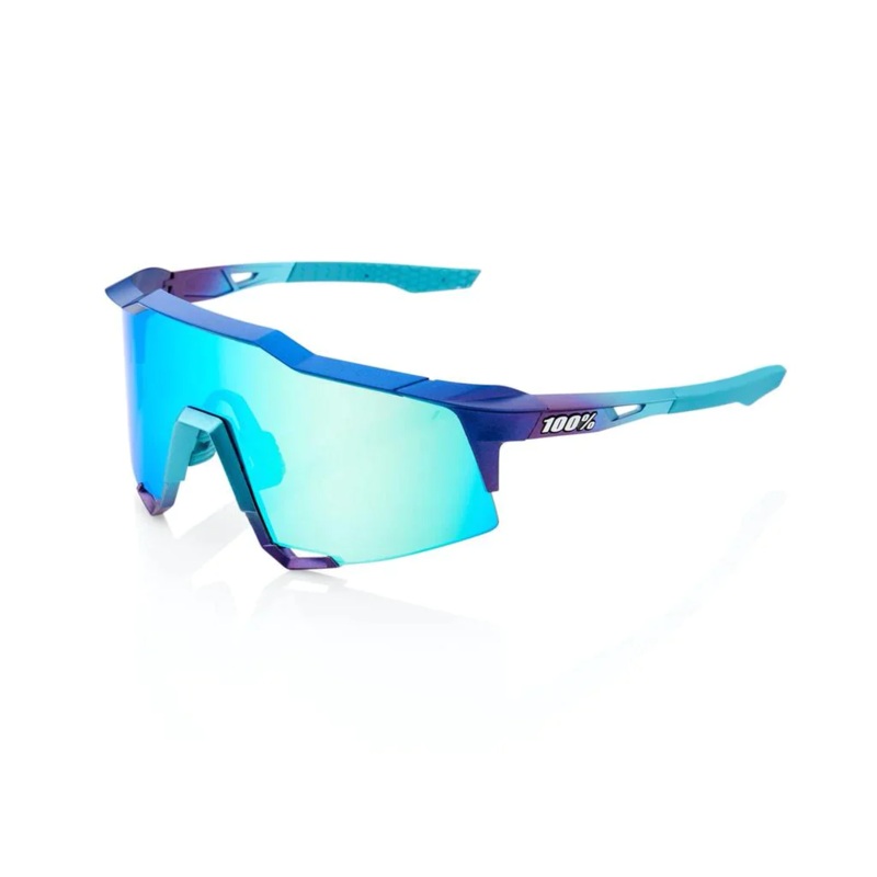 100% Sunglasses Speedcraft Matte Metallic Fade blue Topaz