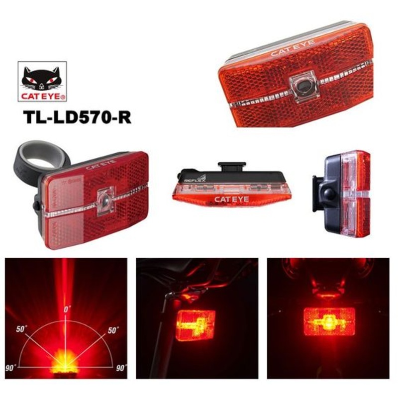 CATEYE AUTO REFLEX TL-LD570 1 LED+4LED / CATEYE AUTO REFLEX TL-LD570-R 1 LED+4 5MM LED