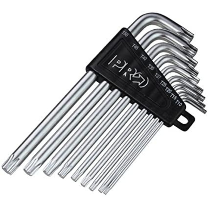 Pro Torx Key Set T10/15T/T20/T25/T30/T40/T45/T50