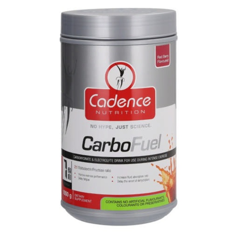 Cadence Nutrition Carbo Fuel Red Berry Tub 1000G Doypack