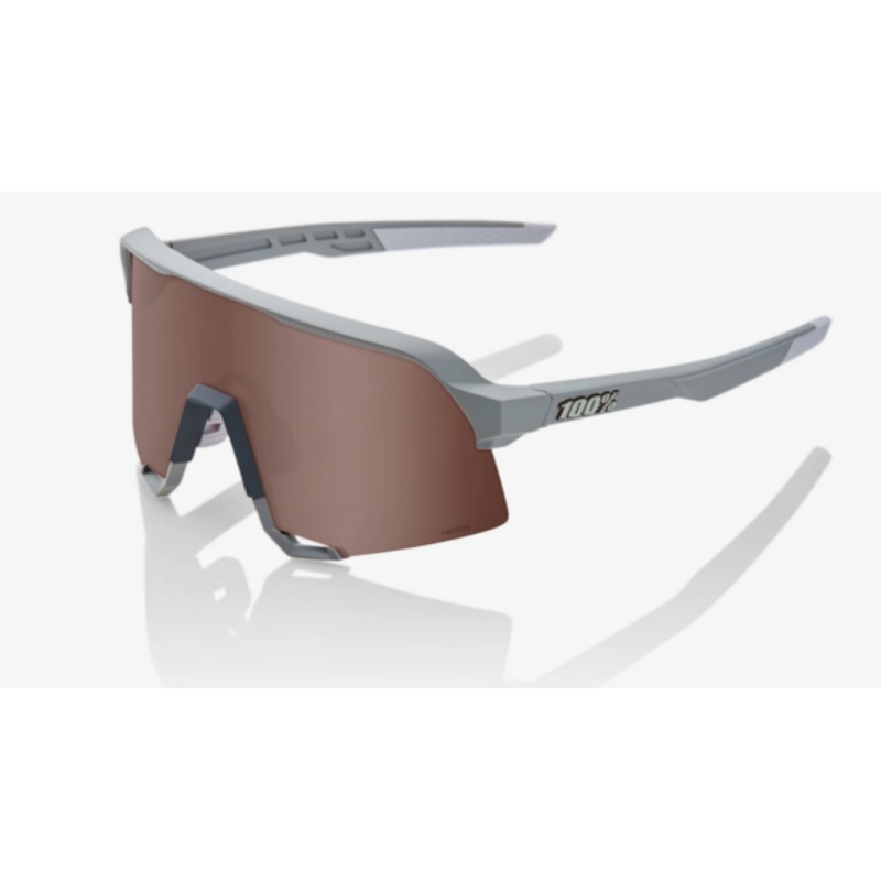 100% Sunglasses Soft tact Stone   Grey