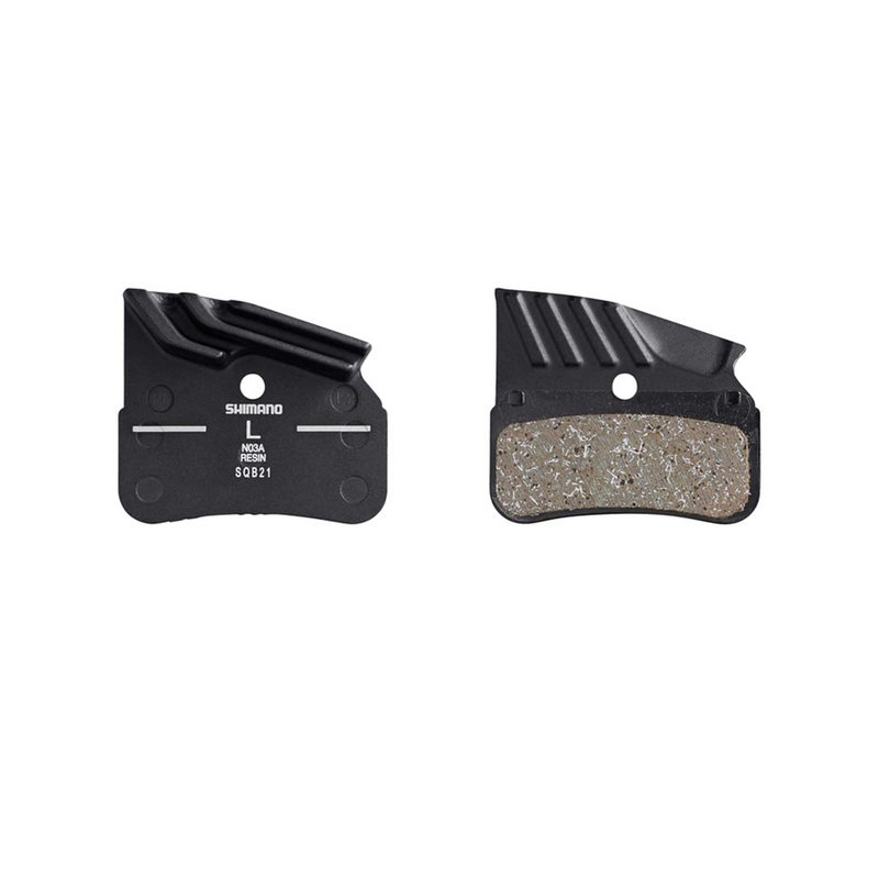 Shimano N03A Resin Disc Brake Pad w/ Fin and Spring