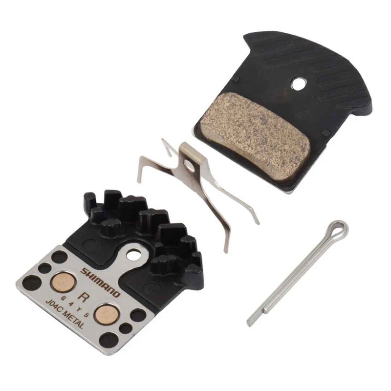 Shimano Brake Pads J04C Metal & Spring W/Fin