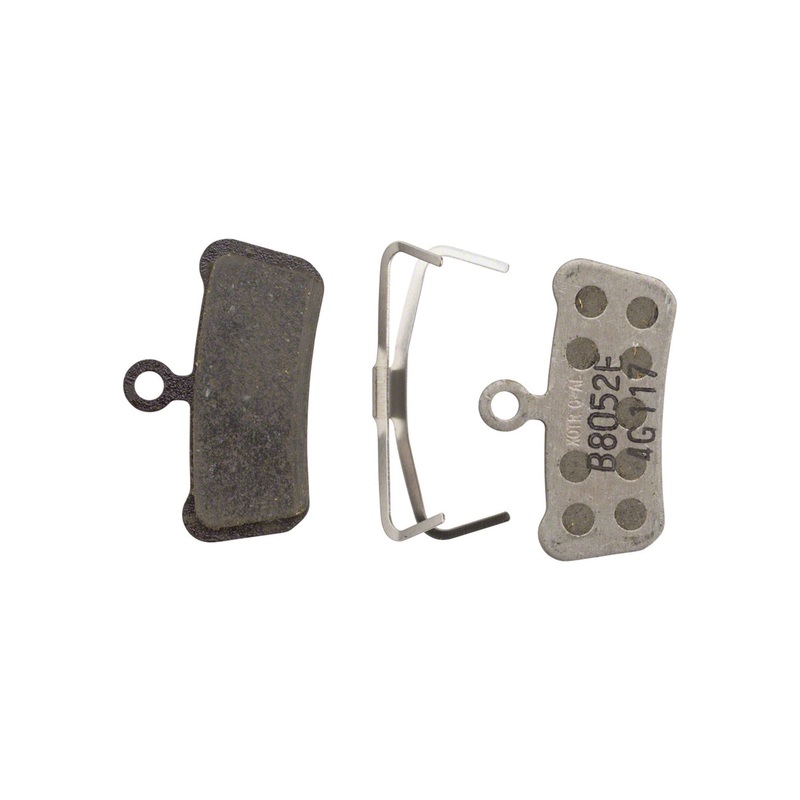 SRAM Disc Brake Pads – Organic Compound, Aluminum Backed, For Trail, Guide, and G2