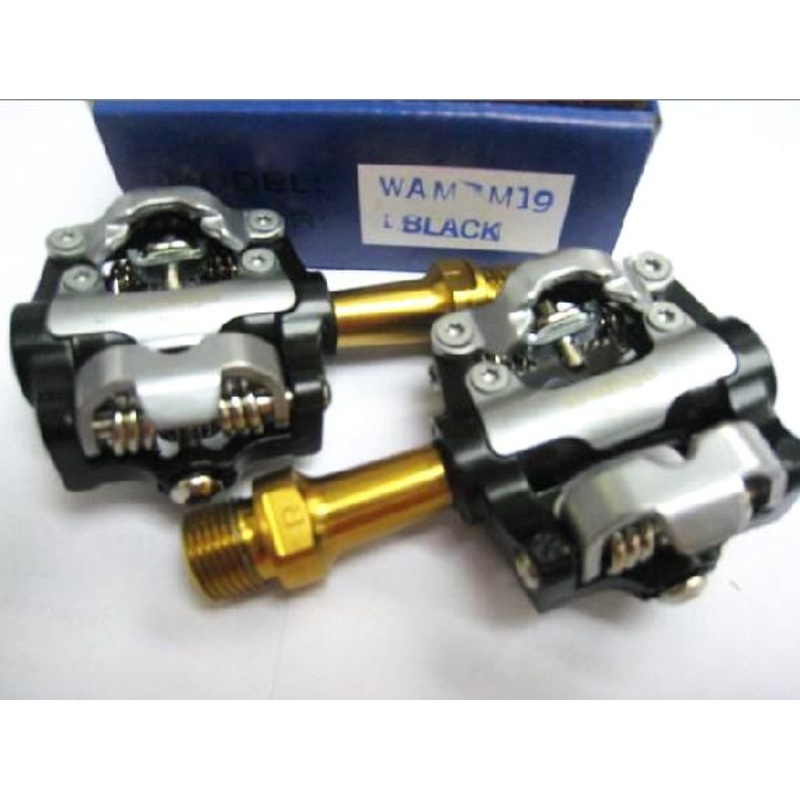 WELLGO WAM-M-19 CLIPLESS(9/16)  TI  / WELLGO WAM M-19CLIPLESS PEDALS (9/16 )TI